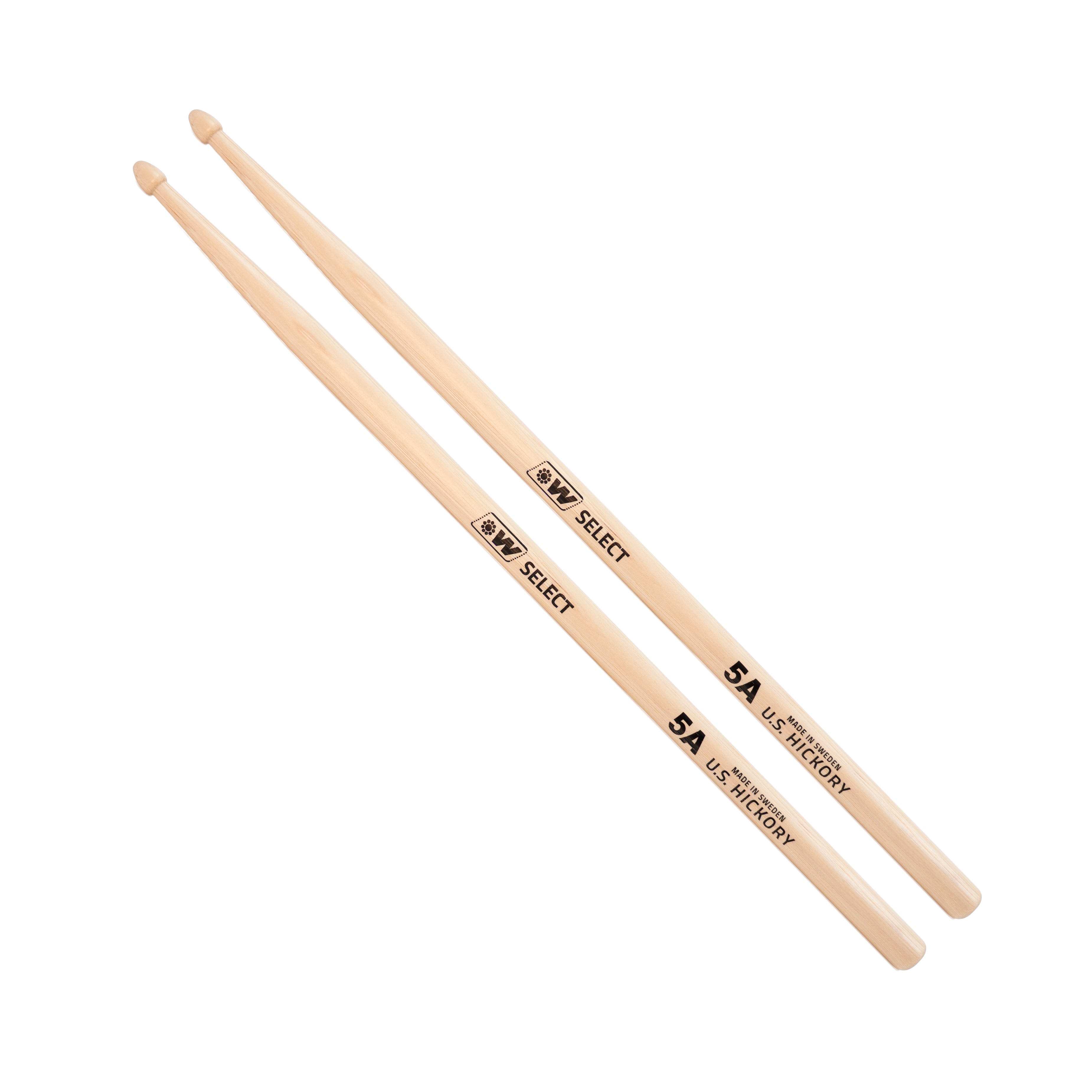 W-S5A - Select Hickory 2:nd quality Drumsticks