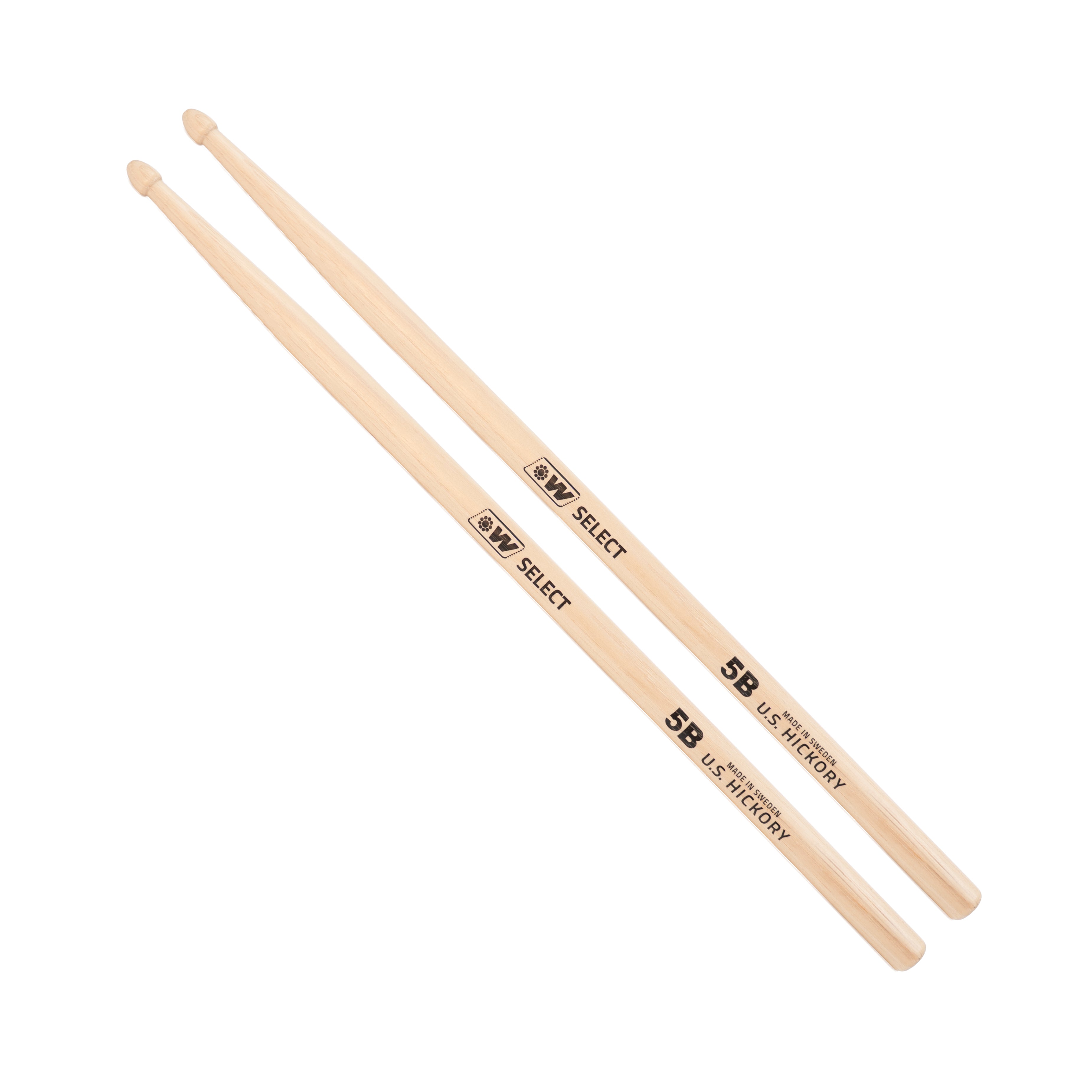 W-S5B - Select Hickory 2:nd quality Drumsticks